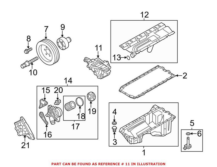 BMW Engine Oil Pump 11417613549